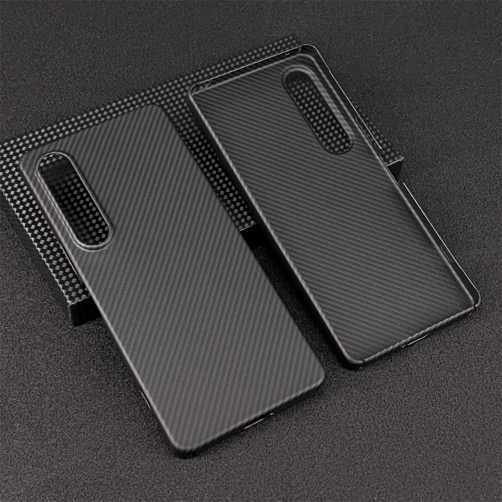 Oatsbasf Luxury Pure Carbon Fiber Case for SONY Smartphones