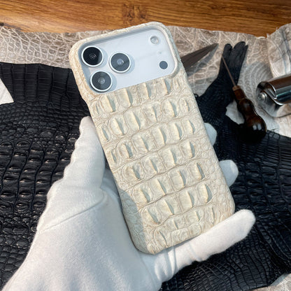 i-idea Handmade Luxury Crocodile Skin Genuine Leather Case Cover