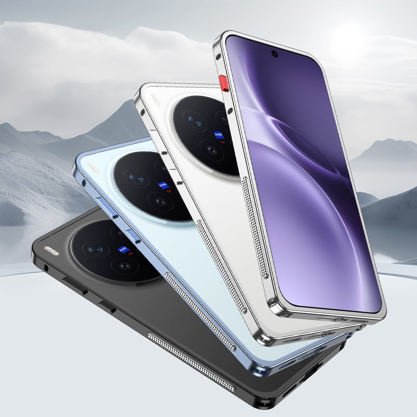 Armor King Supercar Heat Dissipation Metal Bumper Case Cover