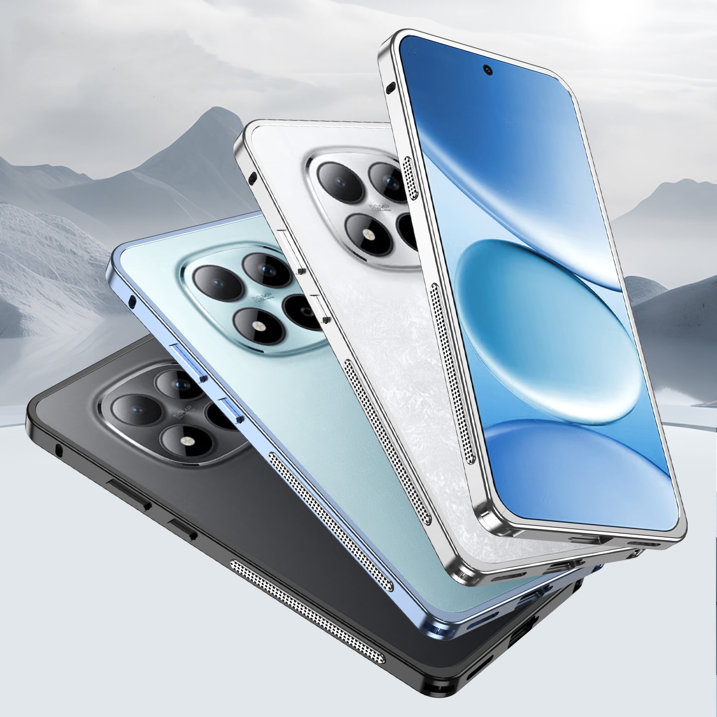 Armor King Supercar Heat Dissipation Metal Bumper Case Cover