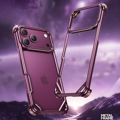 Oatsbasf Simple Shield Air Cushion Shockproof Aluminum Metal Bumper Case Cover