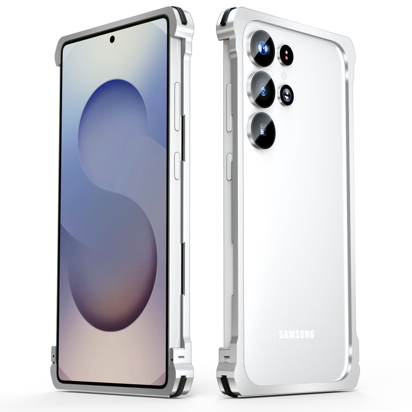 Luphie Slim Light Shockproof Snap-on Aluminum Metal Bumper Case Cover