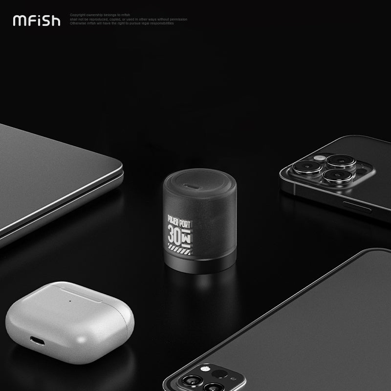 Mfish Electronic Mushroom III Power Port GaN 30W PD Fast Charger