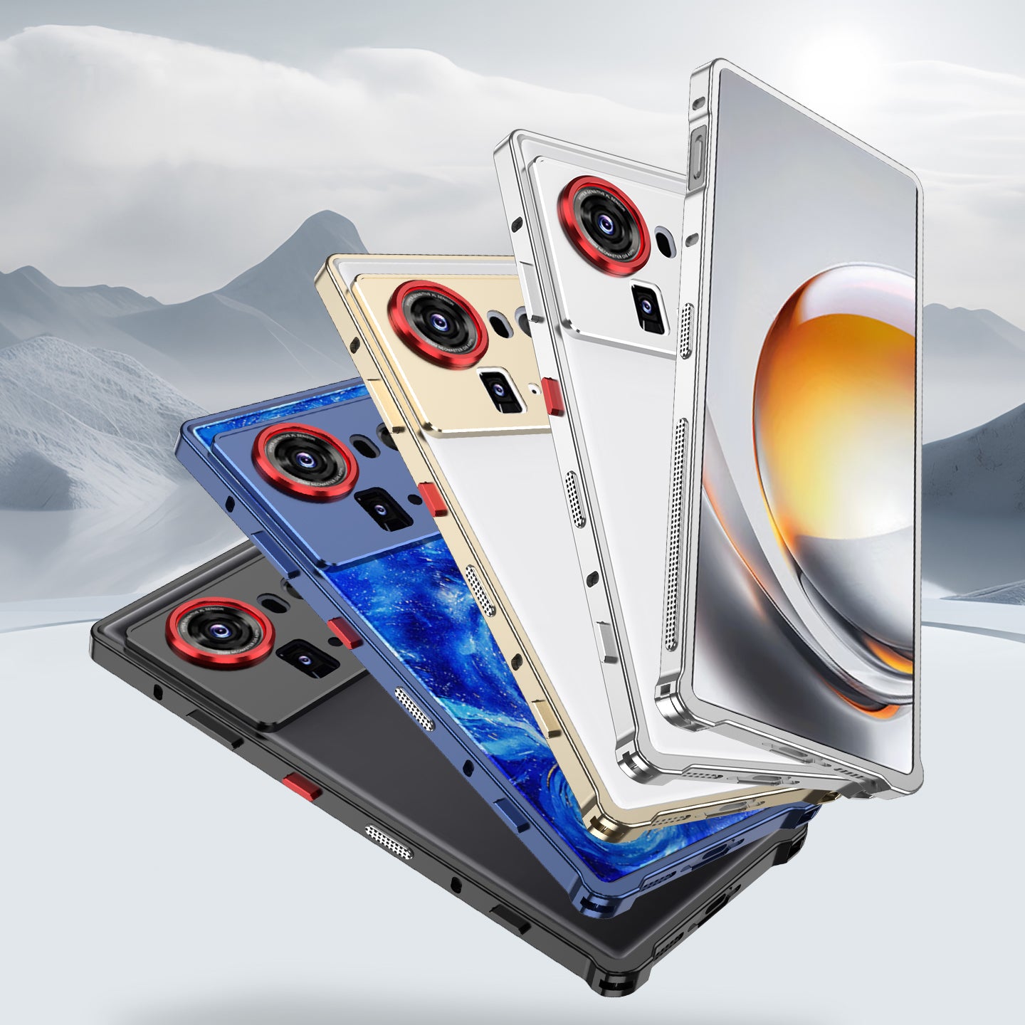 Armor King Supercar Lens Protector Heat Dissipation Metal Bumper Case Cover