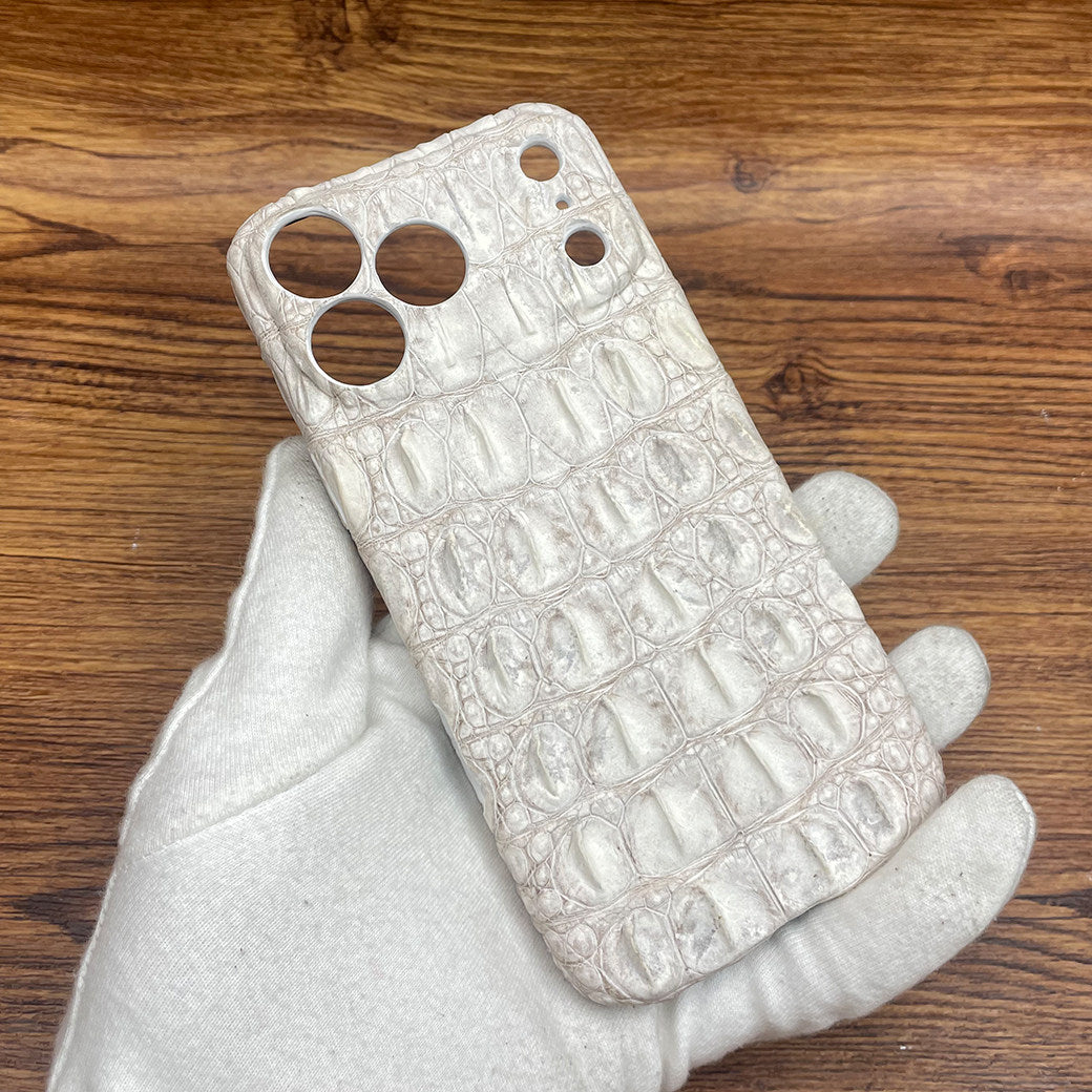 i-idea Handmade Luxury Crocodile Skin Genuine Leather Case Cover