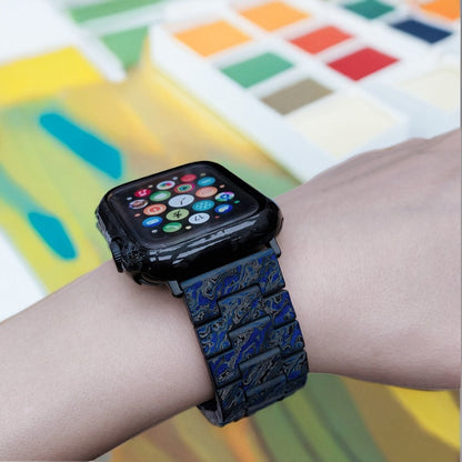 Oatsbasf Luxury Pure Carbon Fiber Adjustable Apple Watch Band Replacement Strap