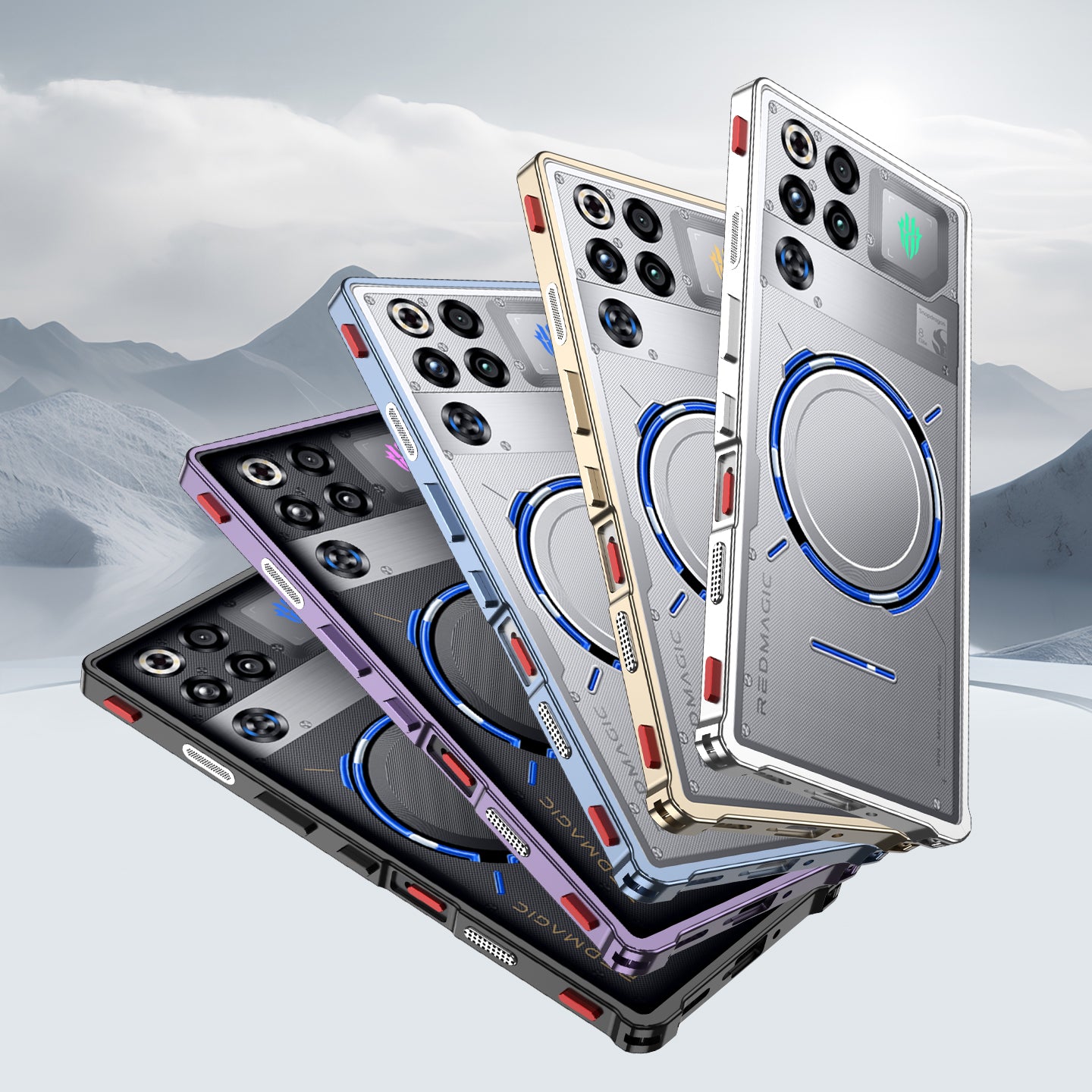 Armor King Supercar Heat Dissipation Metal Bumper Case Cover