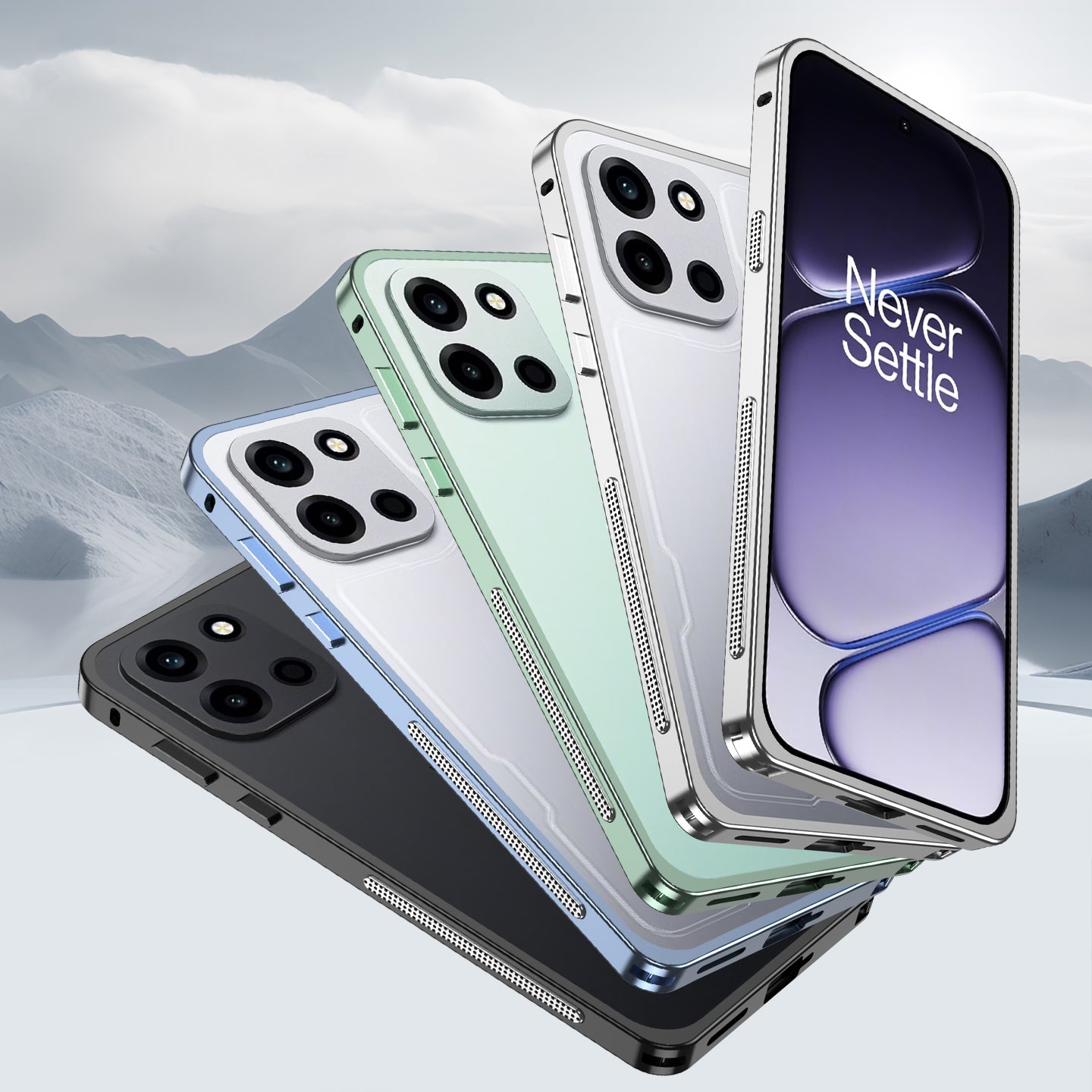 Armor King Supercar Heat Dissipation Metal Bumper Case Cover