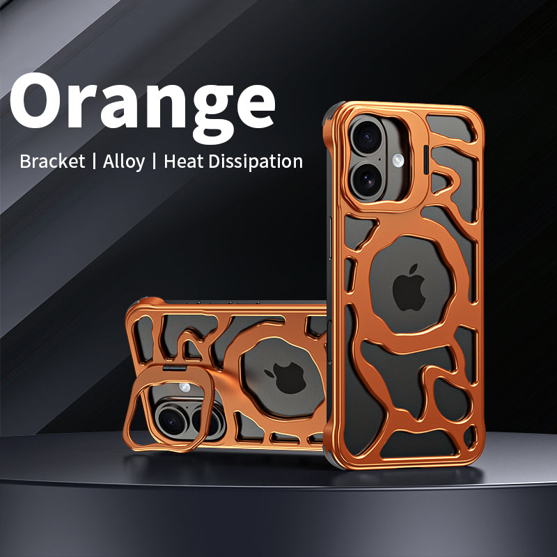 Armor King Auspicious Clouds MagSafe Metal Alloy Air Cushion Kickstand Case Cover