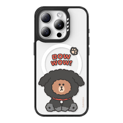 Line Friends Puppy Brown MagSafe Shockproof Case Cover