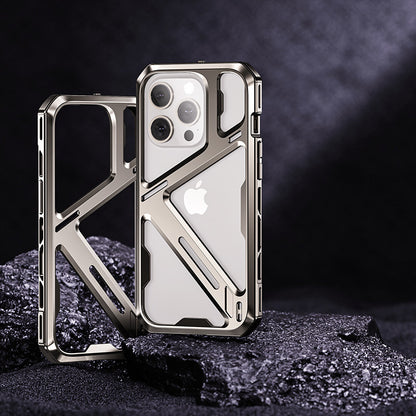 Armor King Titanium Alloy Shockproof Heat Dissipation Hollow Case Cover