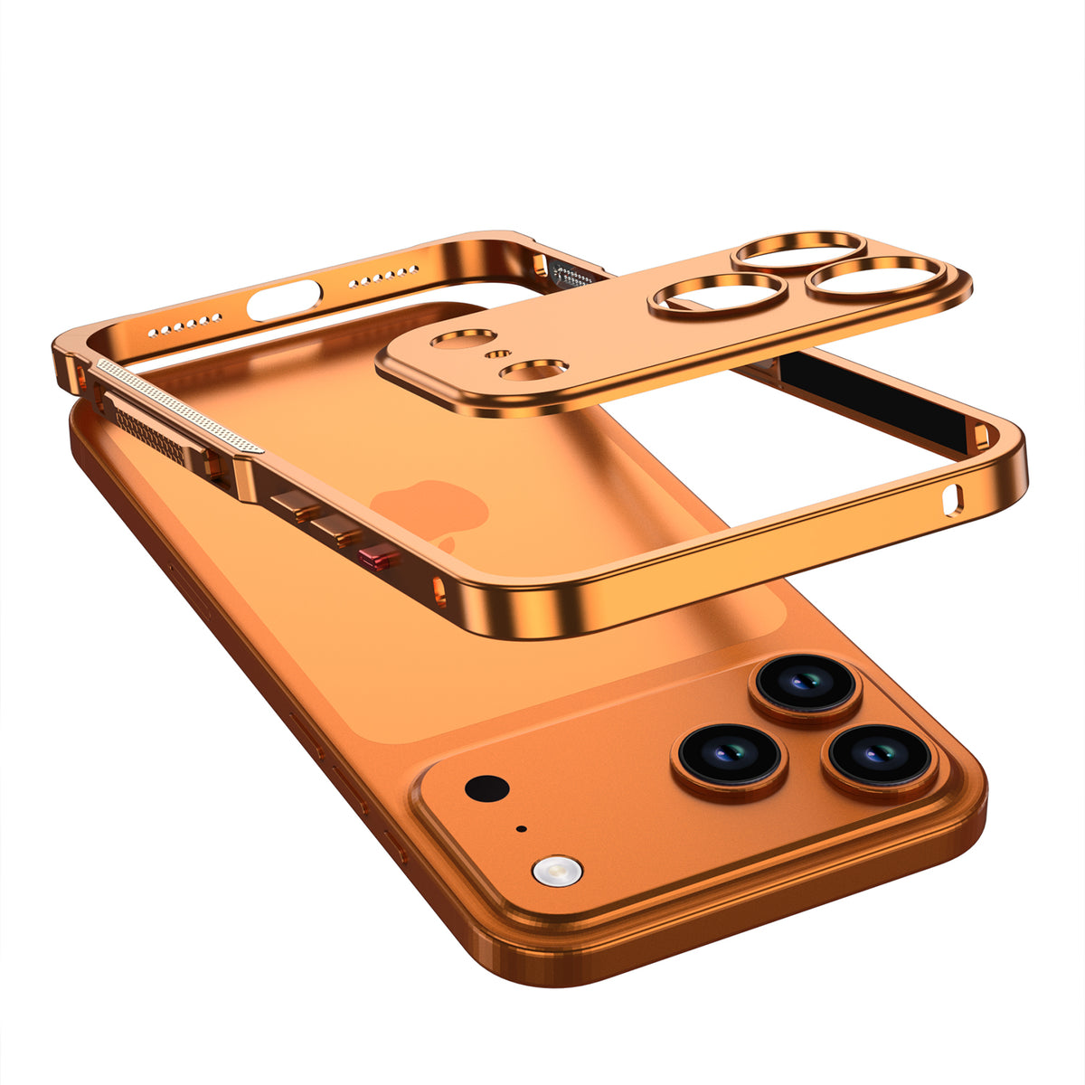 Armor King Lens Protector Heat Dissipation Stress Relief Edc Fidget Metal Bumper Case Cover