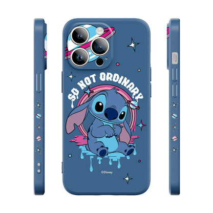 UKA Disney Stitch Side Print Liquid Silicone Case Cover