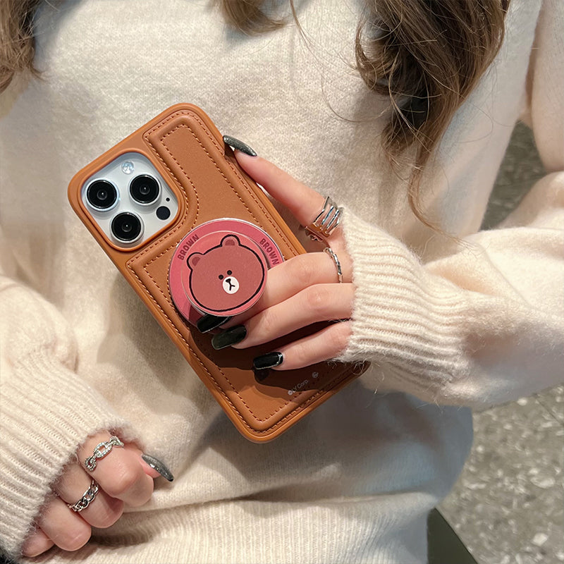 Line Friends Magnetic Airbag Bracket Phone Holder