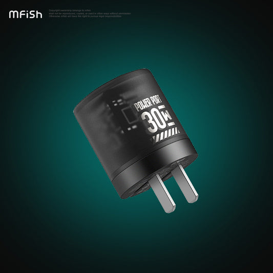 Mfish Electronic Mushroom III Power Port GaN 30W PD Fast Charger