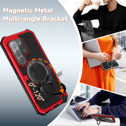 R-Just Kickstand IV MagSafe Lens Protector IP67 Metal Outdoor Military Heavy Duty Case Cover
