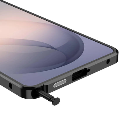 Kylin Armor Elastic Buckle MagSafe Aluminum Metal Bumper Acrylic Back Case Cover