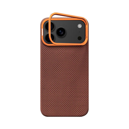 Armor King MagSafe Aramid Fiber Lens Stand Non-Slip Slim Light Case for Apple iPhone 17 series