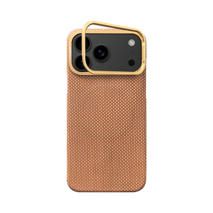 Armor King MagSafe Aramid Fiber Lens Stand Non-Slip Slim Light Case for Apple iPhone 17 series