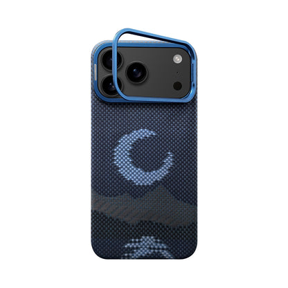 Armor King MagSafe Aramid Fiber Lens Stand Non-Slip Slim Light Case for Apple iPhone 17 series