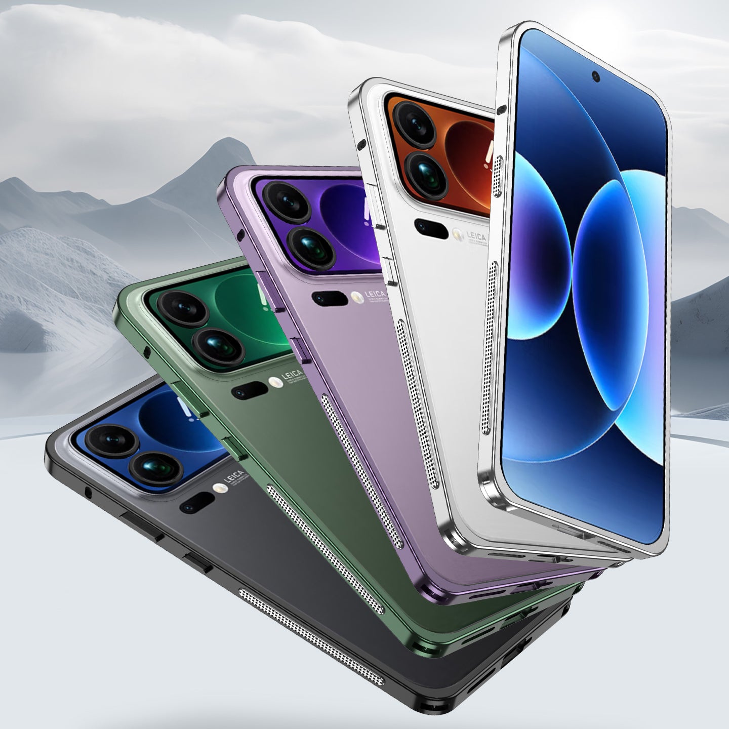 Armor King Supercar Heat Dissipation Metal Bumper Case Cover