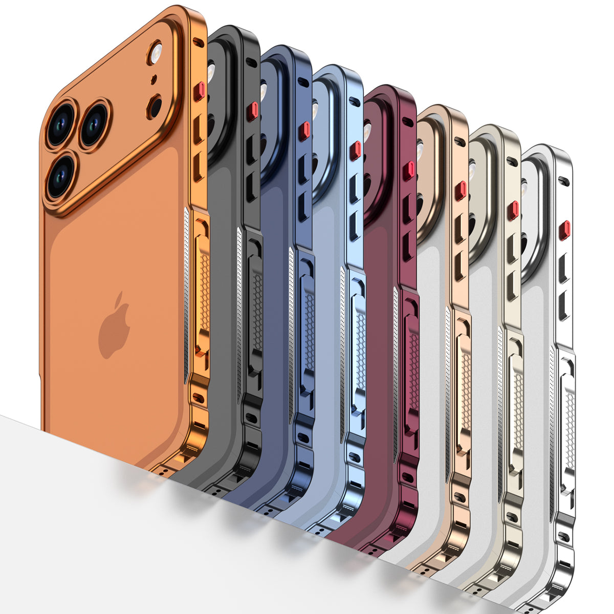 Armor King Lens Protector Heat Dissipation Stress Relief Edc Fidget Metal Bumper Case Cover