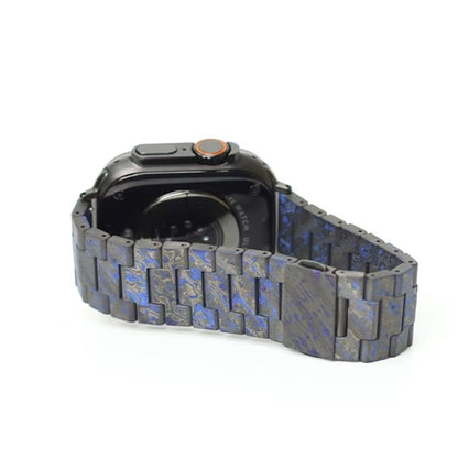 Oatsbasf Luxury Pure Carbon Fiber Adjustable Apple Watch Band Replacement Strap