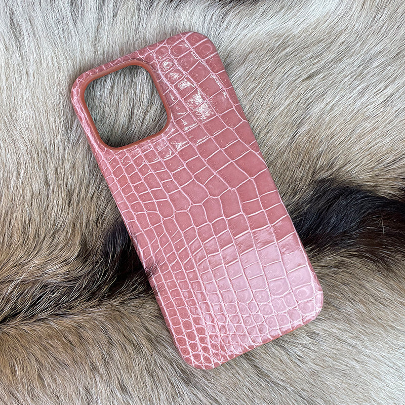 i-idea Handmade Luxury Crocodile Skin Genuine Leather Case Cover