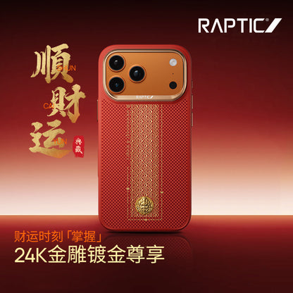 X-Doria Raptic Fortune Zero Gravity MagSafe Oriental Woven Aramid Fiber Case Cover