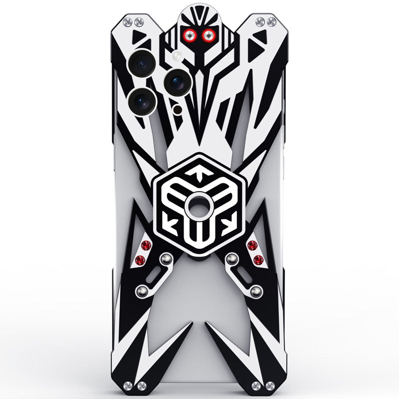 SIMON Thanos Aviation Aluminum Alloy Shockproof Armor Metal Case Cover with Magnetic Bracket