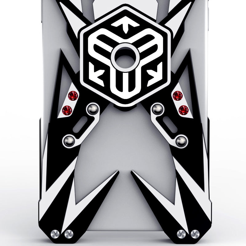 SIMON Thanos Aviation Aluminum Alloy Shockproof Armor Metal Case Cover with Magnetic Bracket