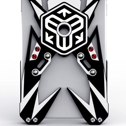 SIMON Thanos Aviation Aluminum Alloy Shockproof Armor Metal Case Cover with Magnetic Bracket