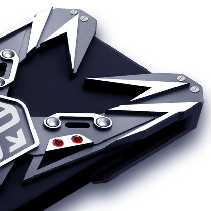 SIMON Thanos Aviation Aluminum Alloy Shockproof Armor Metal Case Cover with Magnetic Bracket
