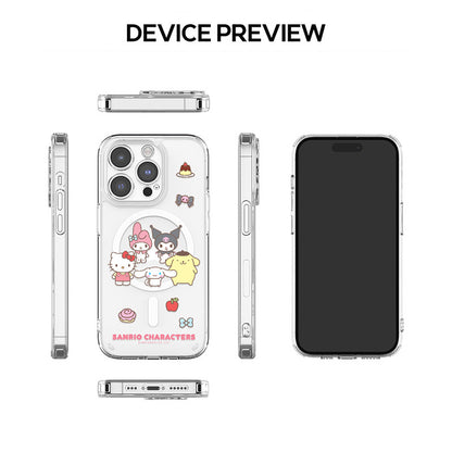 Sanrio Characters Lens Guard MagSafe Shockproof Transparent Case Cover