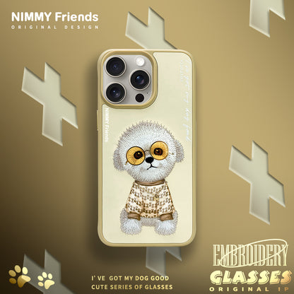 Nimmy Glasses Cool Embroidery Case Cover