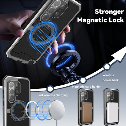 R-Just Kickstand IV MagSafe Lens Protector IP67 Metal Outdoor Military Heavy Duty Case Cover
