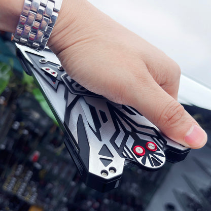 SIMON Thanos Aviation Aluminum Alloy Shockproof Armor Metal Case Cover with Magnetic Bracket