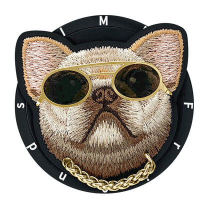 Nimmy Cool Glasses MagSafe Case Cover with Embroidery Magnetic Bracket