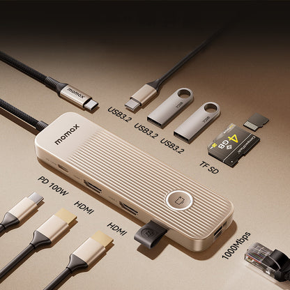 MOMAX ONELINK Mutil-funtion USB-C Hub