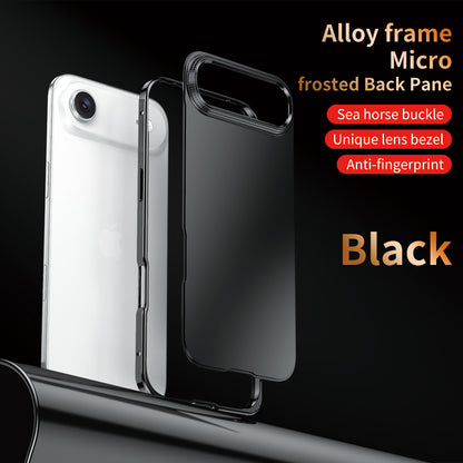 Armor King Sea Horse Buckle Aluminum Alloy Frame Micro-frosted Back Plane Cover Case