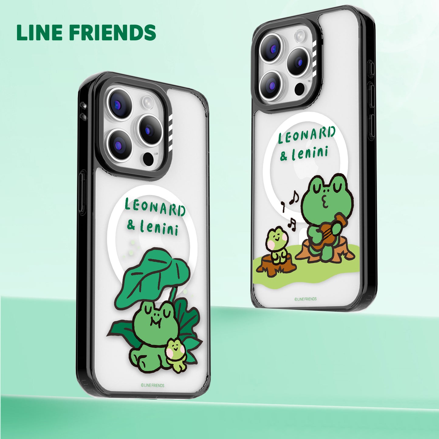 Line Friends Leonard & Lenini MagSafe Shockproof Case Cover