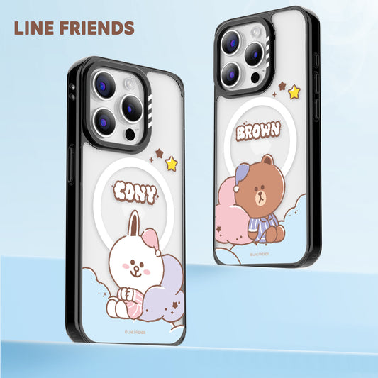 Line Friends Bedtime Story MagSafe Shockproof Case Cover