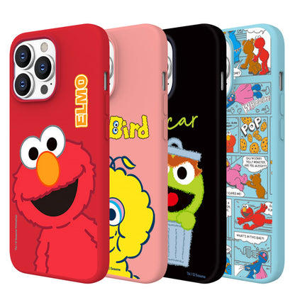 Sesame Street Liquid Silicone Soft Color Jelly Case Cover