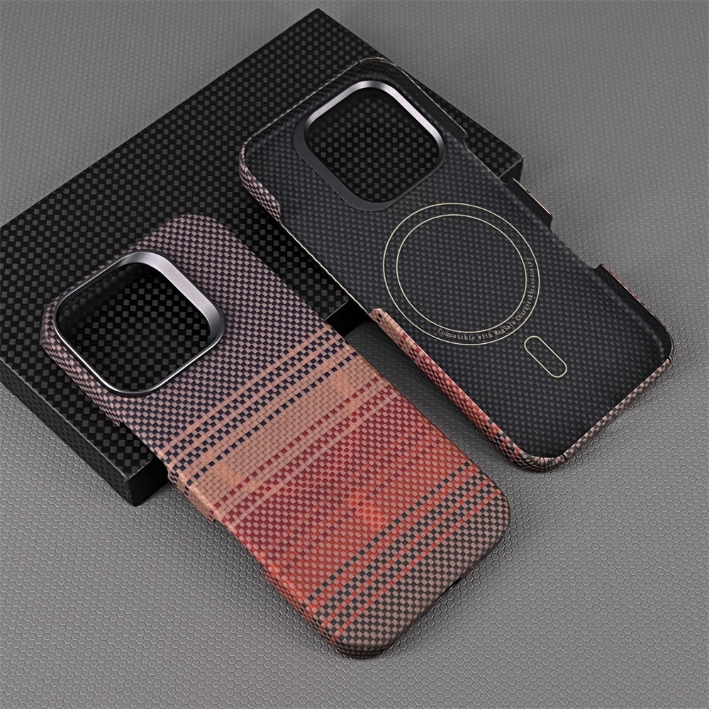 Oatsbasf Luxury Pure Aramid Fiber Case for Apple iPhone 16 Series