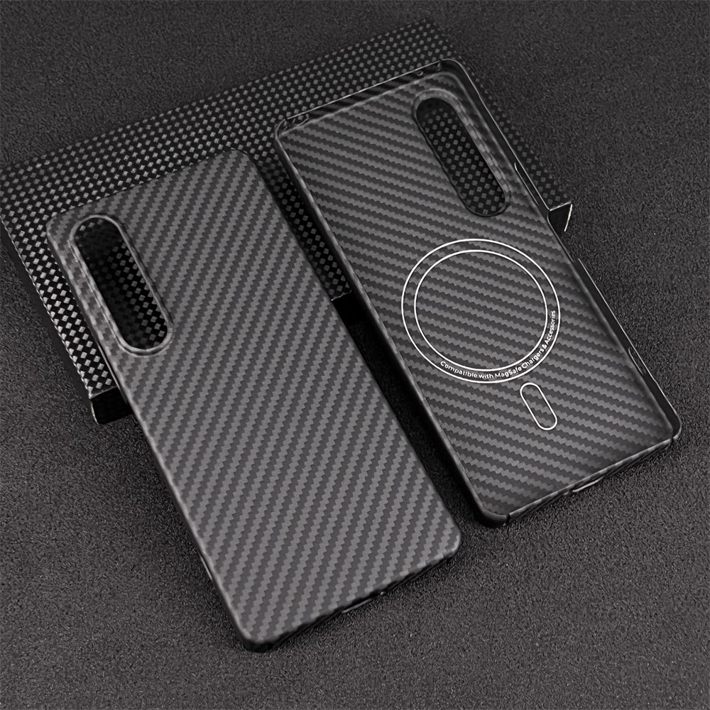 Oatsbasf Luxury Pure Carbon Fiber Case for SONY Smartphones