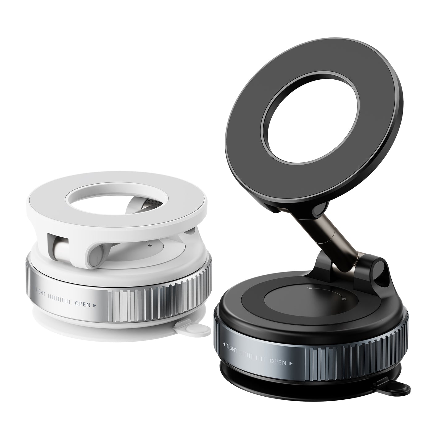Armor King Vacuum Suction Magnetic Phone Mount Foldable Car Navigation Bracket