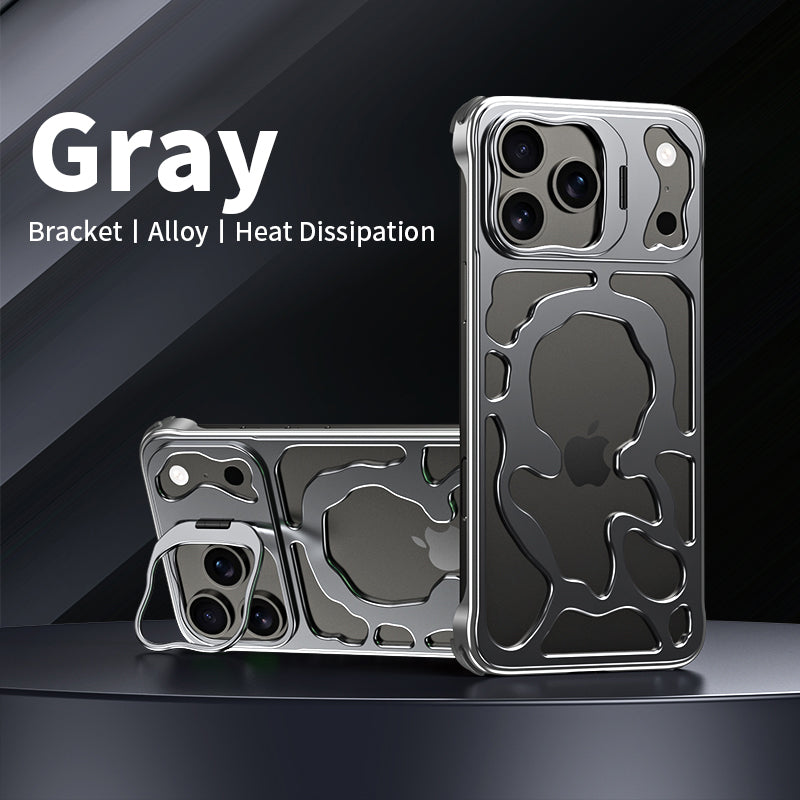 Armor King Auspicious Clouds MagSafe Metal Alloy Air Cushion Kickstand Case Cover