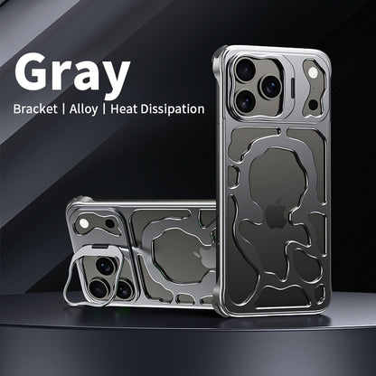 Armor King Auspicious Clouds MagSafe Metal Alloy Air Cushion Kickstand Case Cover