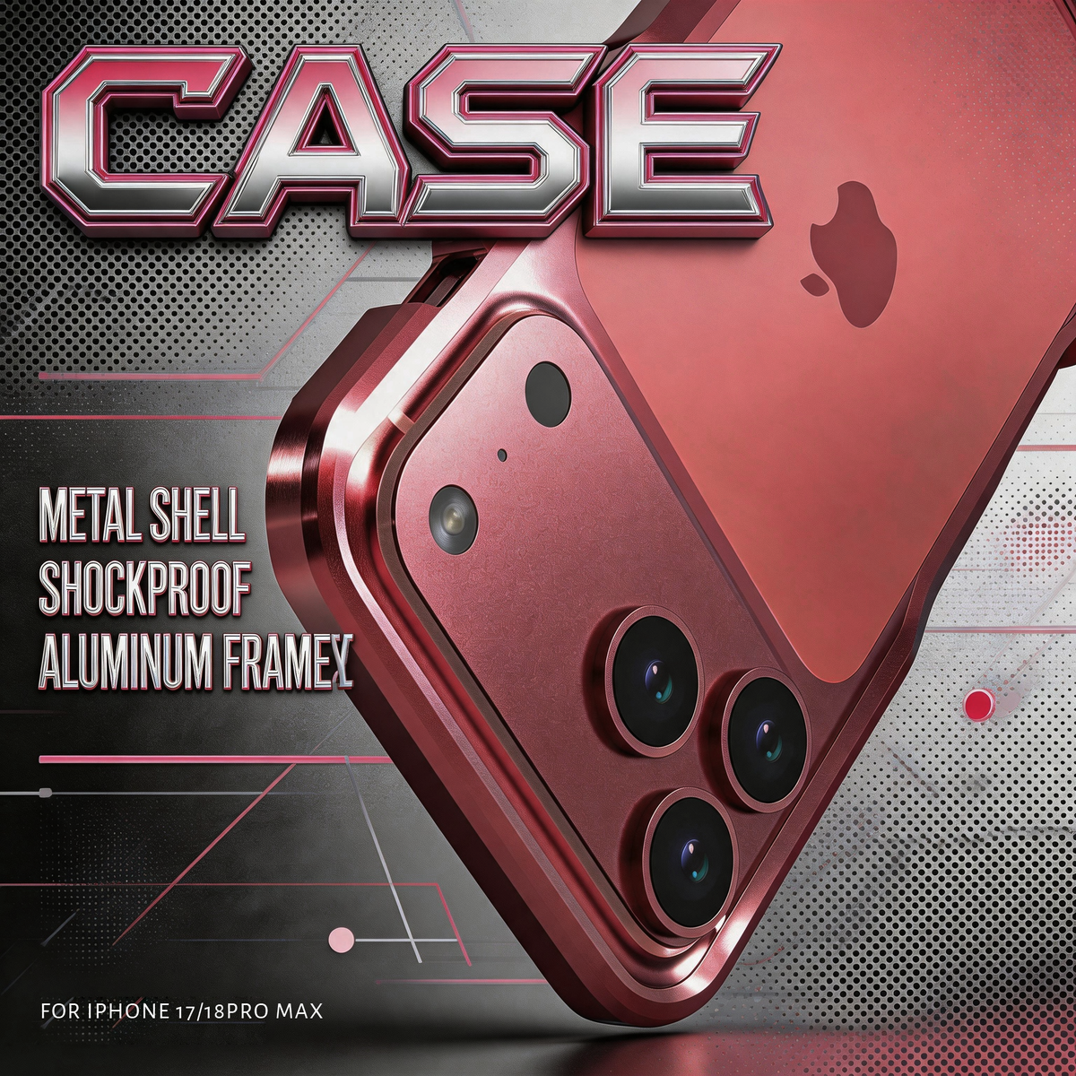 Luphie Incisive Sword Slim Light Aluminum Bumper Metal Shell Case