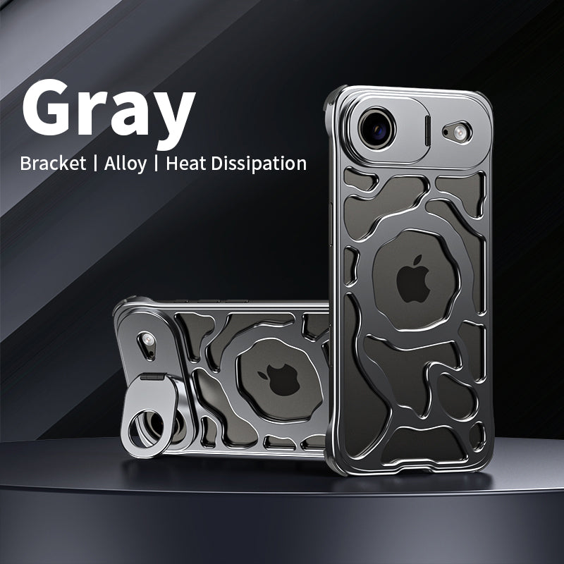 Armor King Auspicious Clouds MagSafe Metal Alloy Air Cushion Kickstand Case Cover